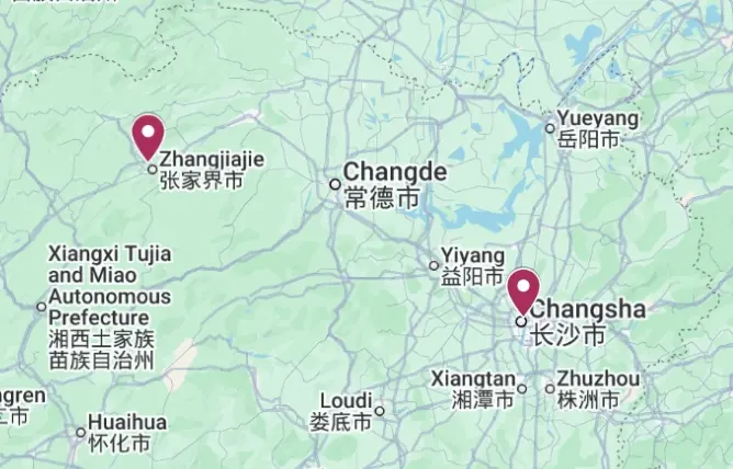 map-zhangjiajie