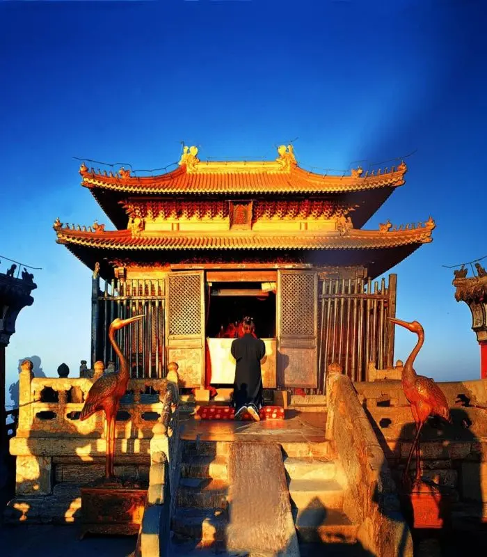 wudang mountain sunset