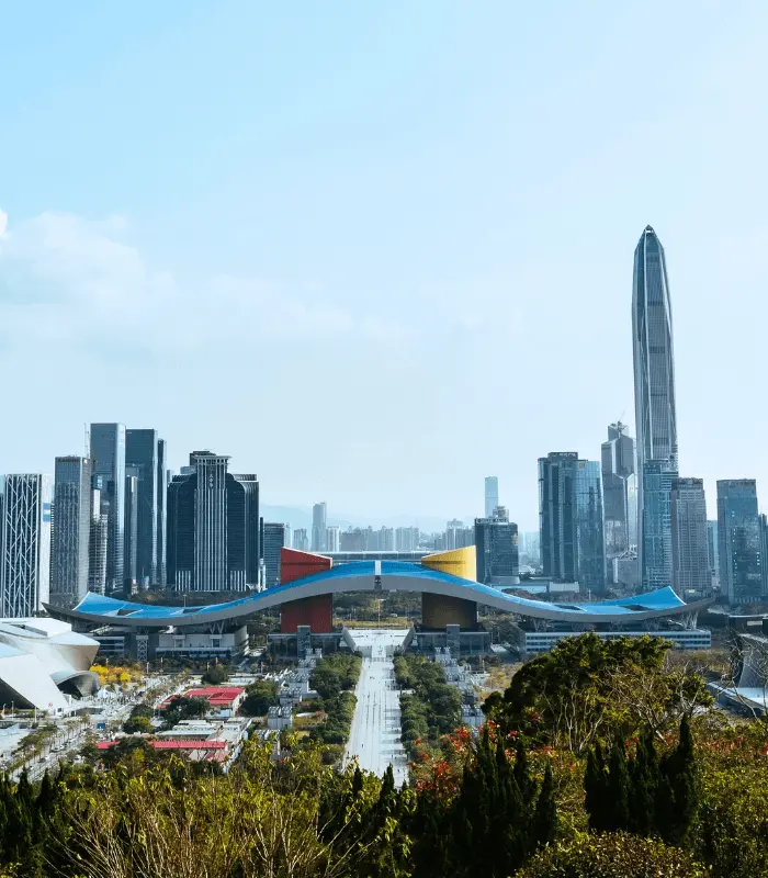 shenzhen view lianhua mountain
